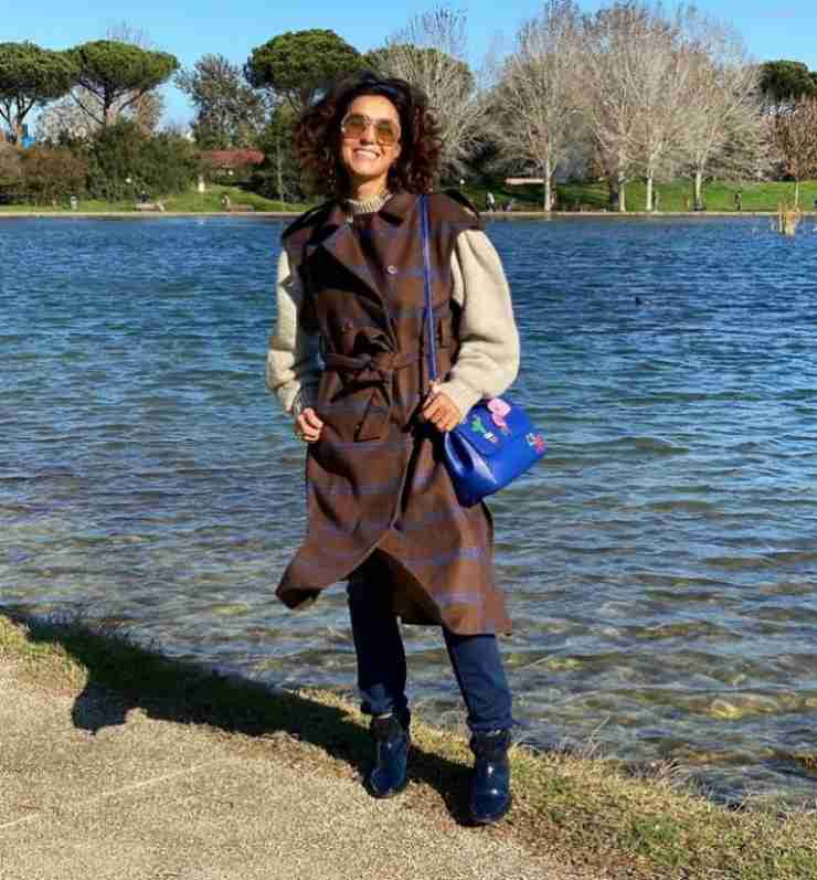 Il cappotto di Caterina Balivo - Meteoweek