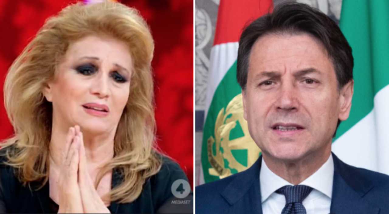 Iva Zanicchi e il Premier Giuseppe Conte - meteoweek