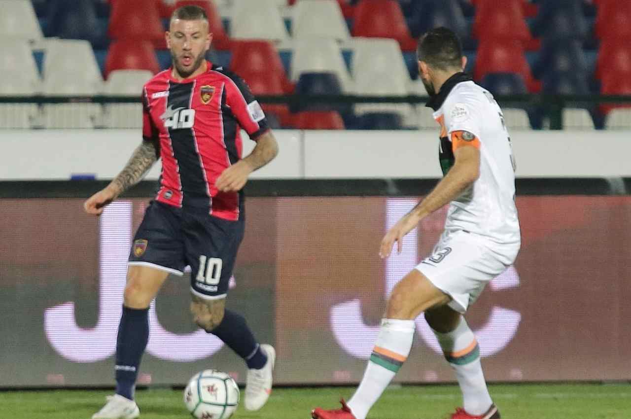 Mirko Carretta durante Cosenza-Venezia
