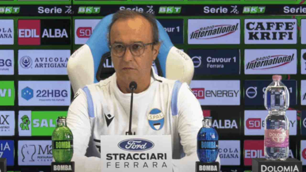 SPAL, il tecnico Pasquale Marino in conferenza stampa, 26 dicembre 2020 (foto© SPAL)