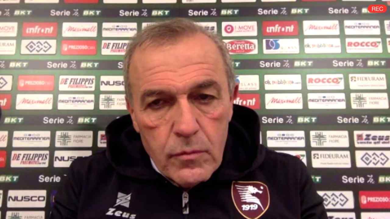 Salernitana, il tecnico Fabrizio Castori (foto © Salernitana)