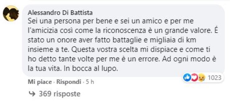 Di Battista agli europarlamentari M5s che lasciano il gruppo: "È un errore" - www.meteoweek.com