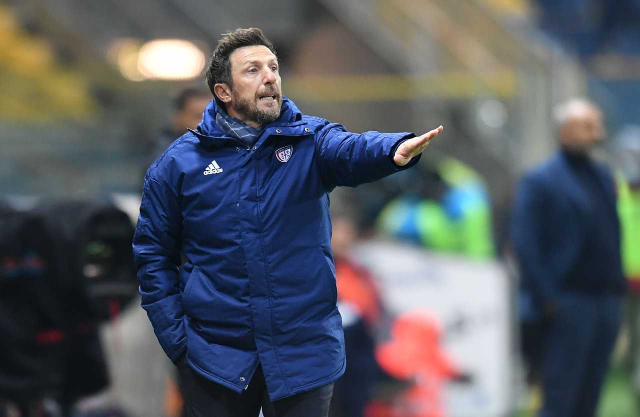 Eusebio Di Francesco, allenatore Cagliari. Getty Images