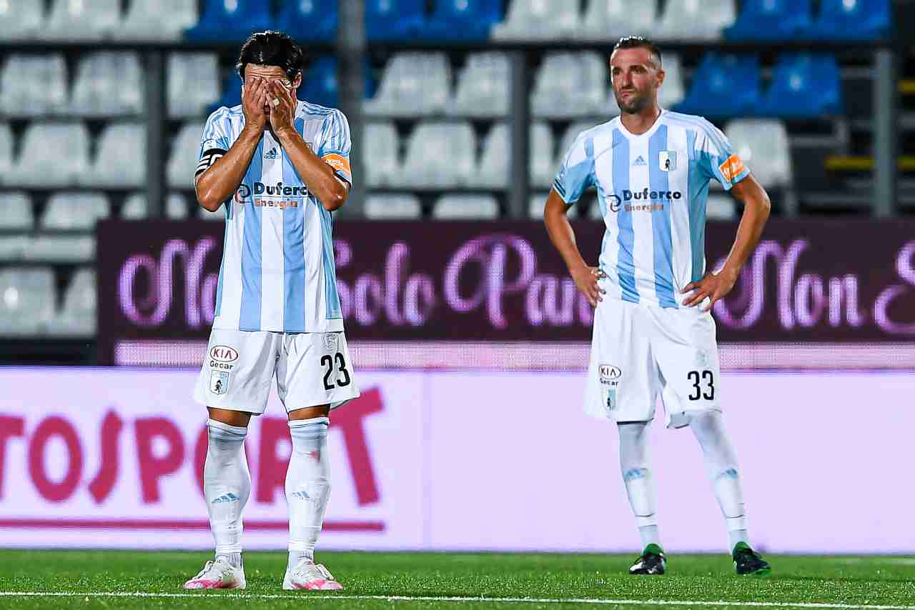 entella pordenone formazioni cronaca