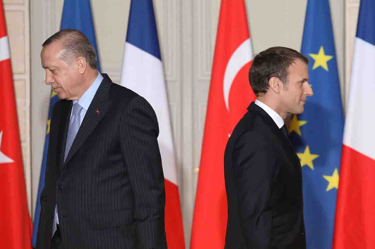 Erdogan contro Macron