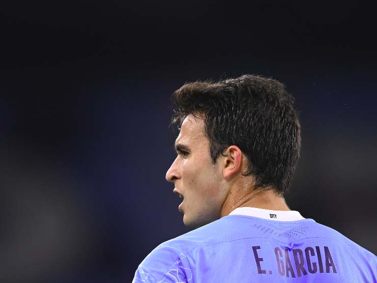 Manchester City, il difensore centrale Eric Garcia in campo nella partita di Champions League contro il Porto, 21 ottobre 2020 (Photo by Laurence Griffiths/Getty Images)