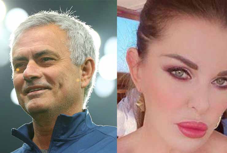 Alba Parietti e José Mourinho