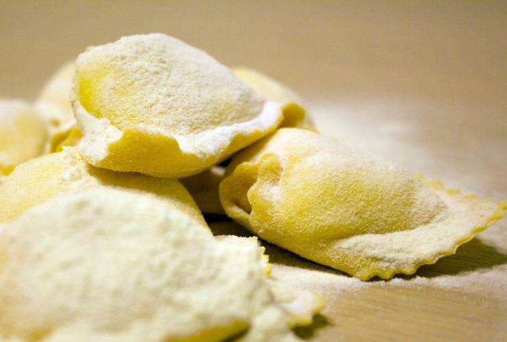 ravioli ricotta e spinaci