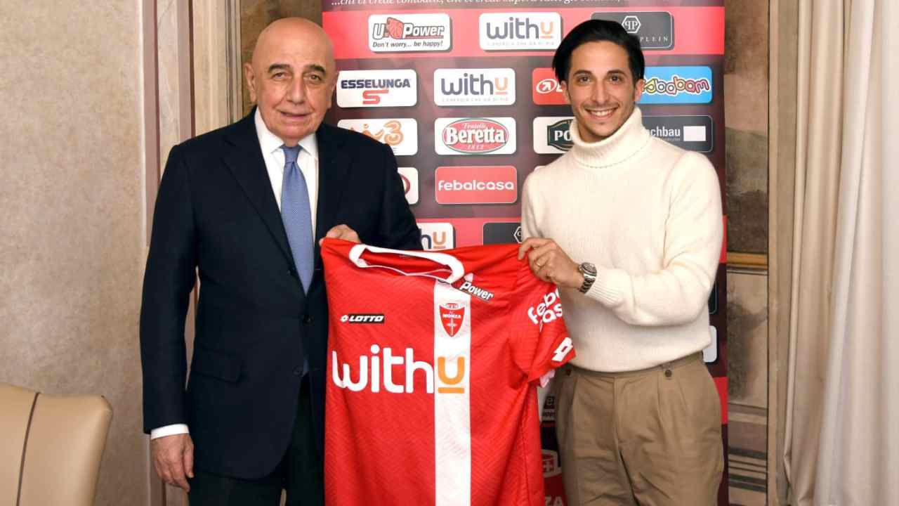 Adriano Galliani e Matteo Scozzarella