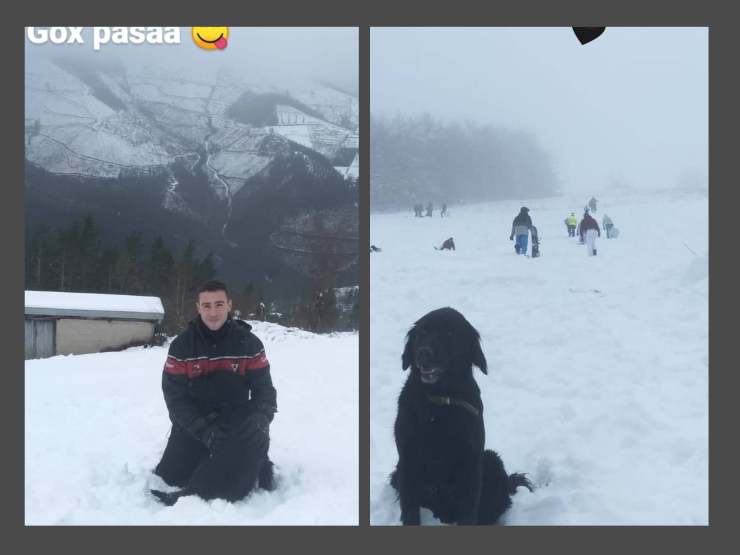 Aitor Gandiaga. le ultime foto condivise dall'attaccante dell'Atletico Bilbao in prestito al Gernika