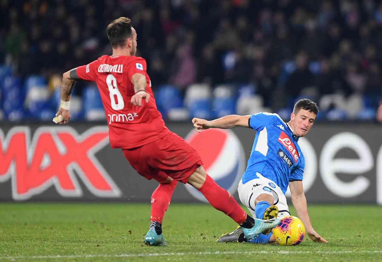 Napoli-Fiorentina. Getty Images