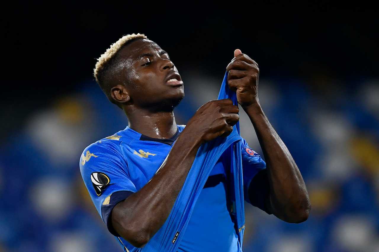 Victor Osimhen, attaccante del Napoli. Getty Images