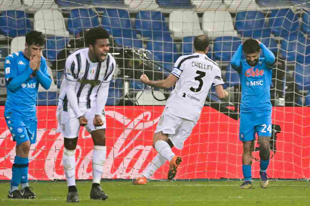 L'errore dal dischetto di Lorenzo Insigne contro la Juventus. Getty Images