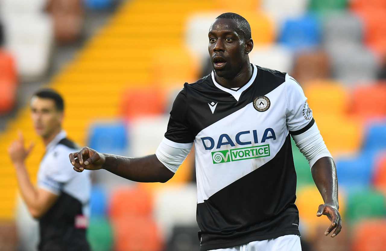 Stefano Okaka, attaccante dell'Udinese. Getty Images