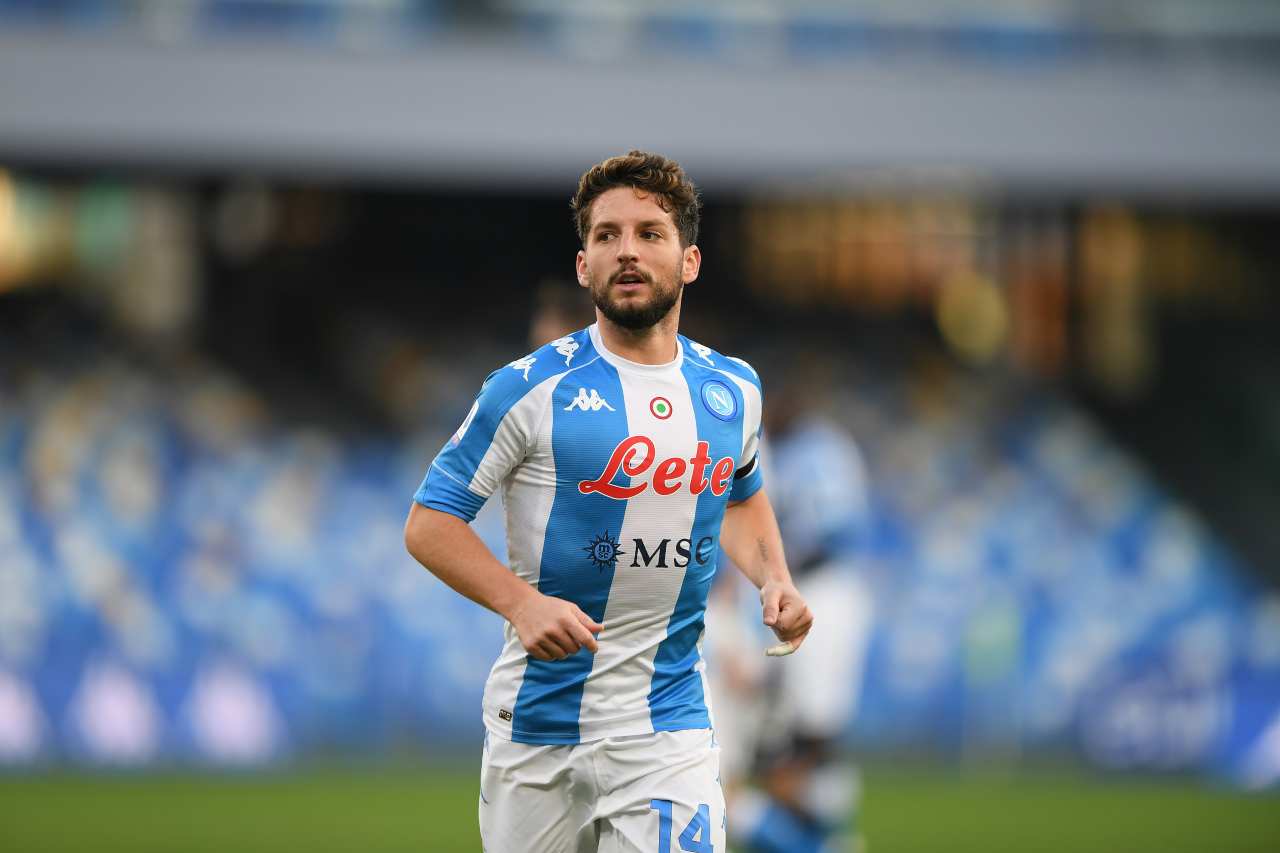 Dries Mertens, attaccante del Napoli. Getty images