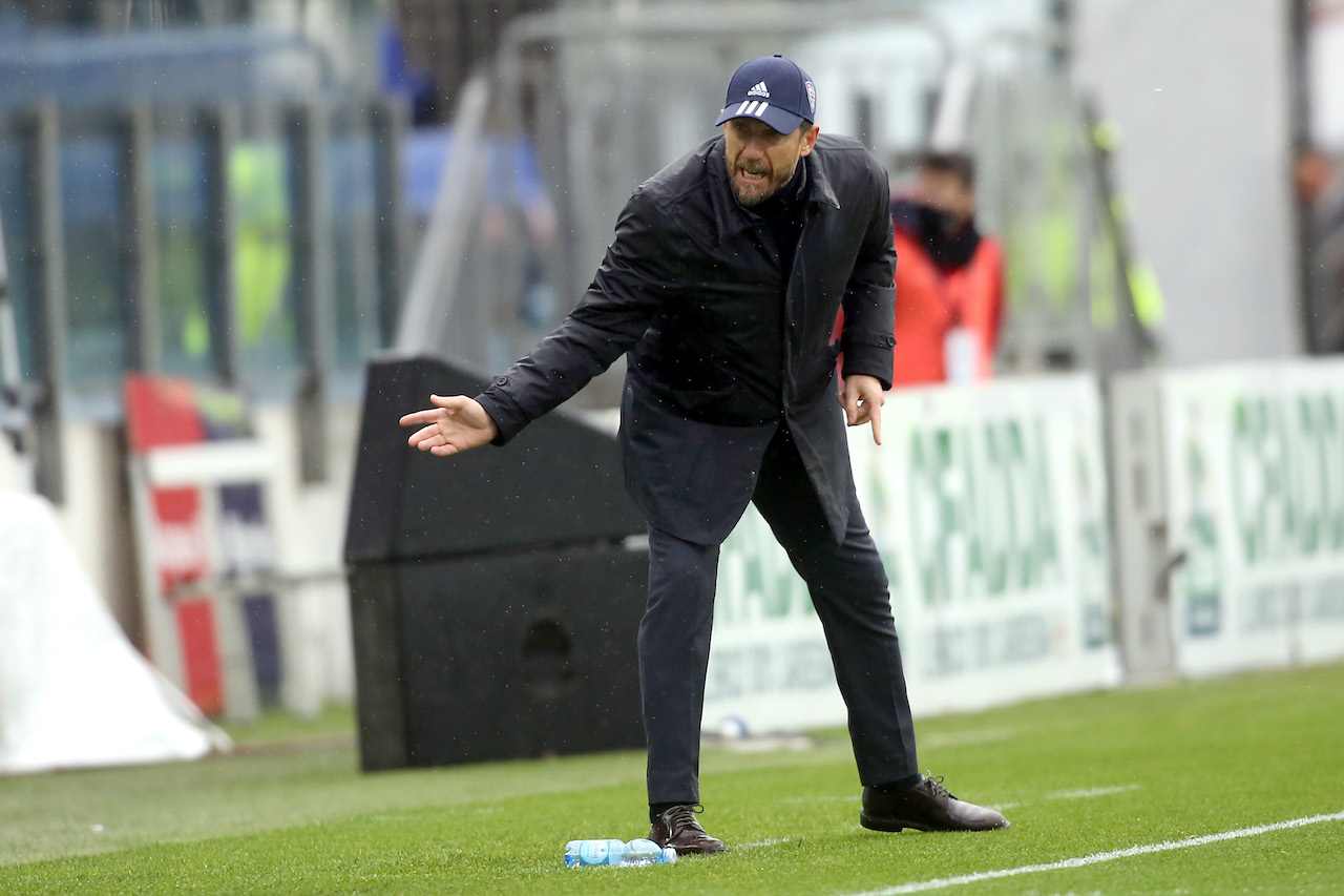 Eusebio Di Francesco, allenatore del Cagliari. Getty Images