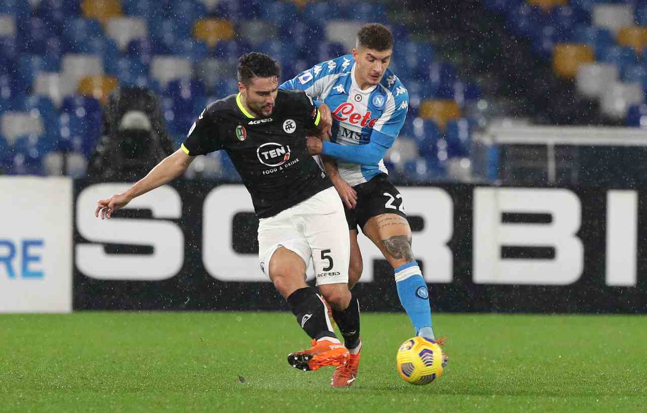 Napoli-Spezia. Getty Images