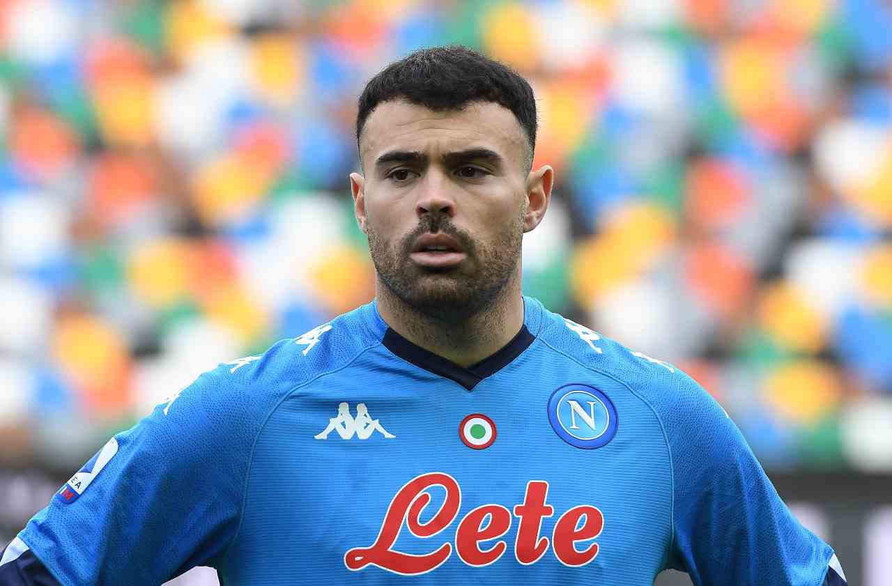 Andrea Petagna, attaccante del Napoli. Getty Images