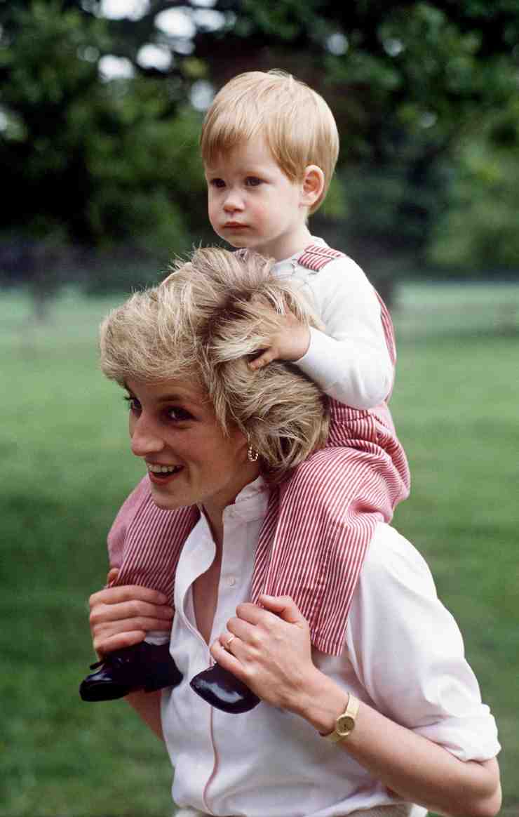 La foto del 1986 di Harry e la mamma Diana - meteoweek
