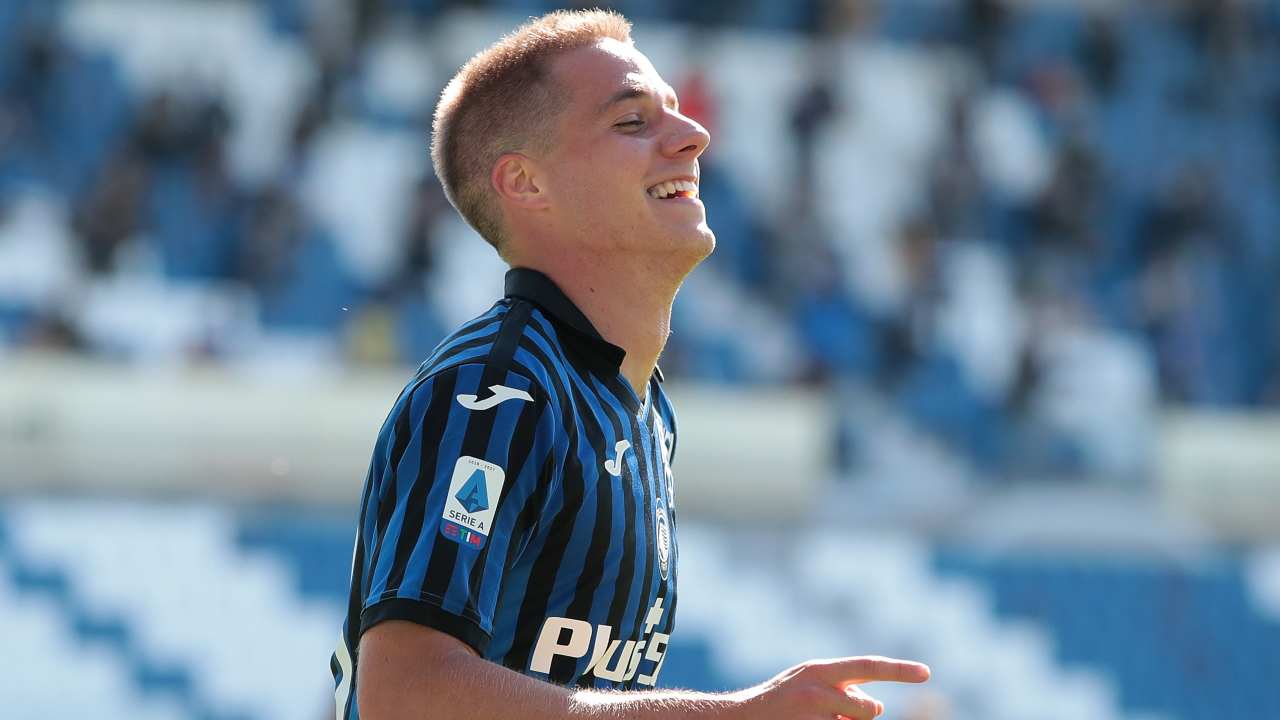 Atalanta, Mario Pasalic festeggia il suo gol contro il Cagliari, 4 ottobre 2020 (foto di Emilio Andreoli/Getty Images)