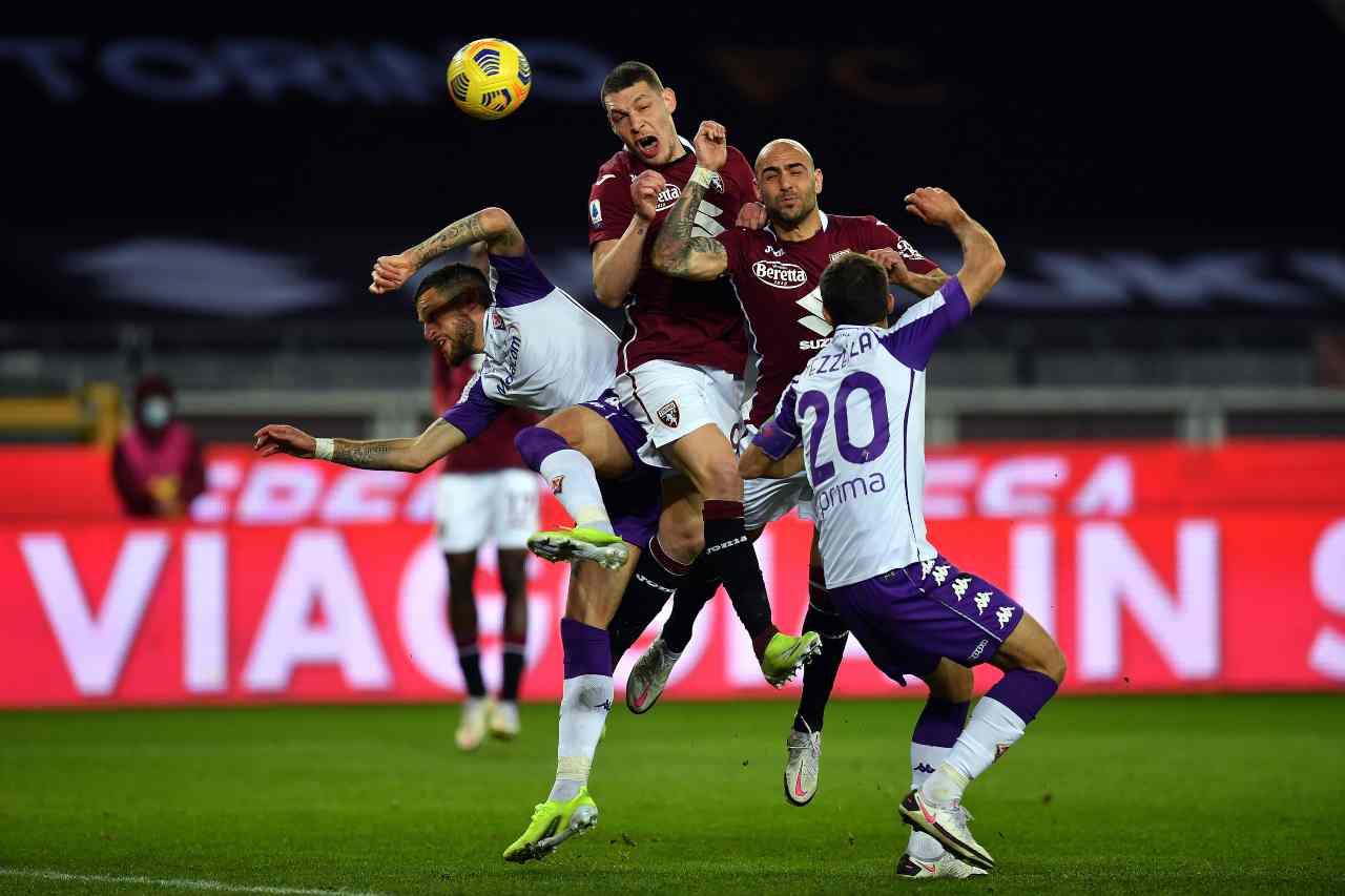Belotti in gol Kouame (Photo by Valerio Pennicino/Getty Images)