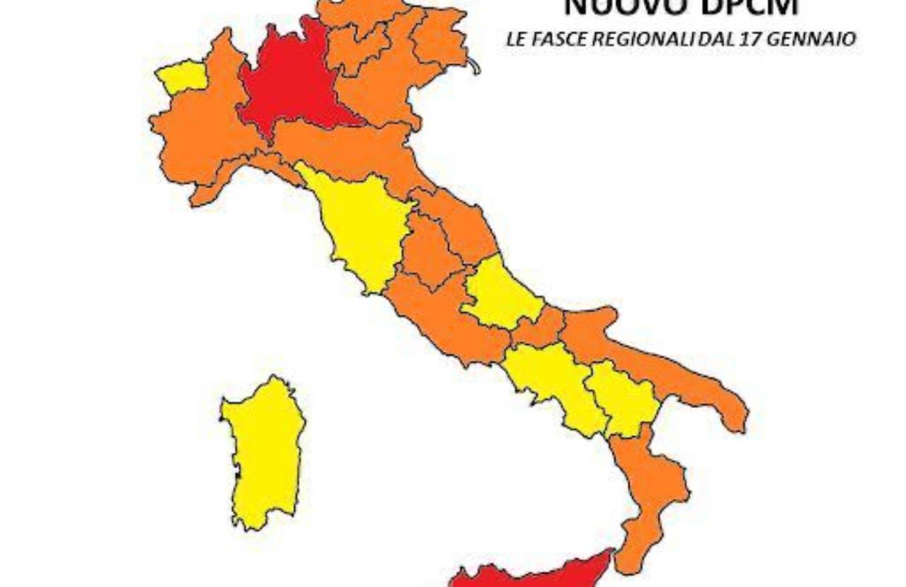 colore regioni - meteoweek.com