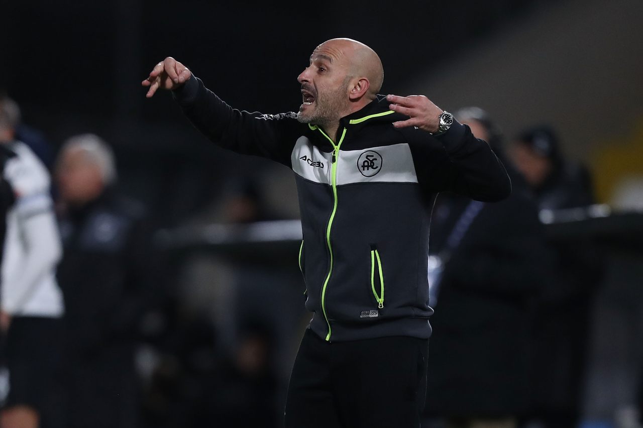 Vincenzo Italiano, tecnico dello Spezia (Photo by Gabriele Maltinti/Getty Images)