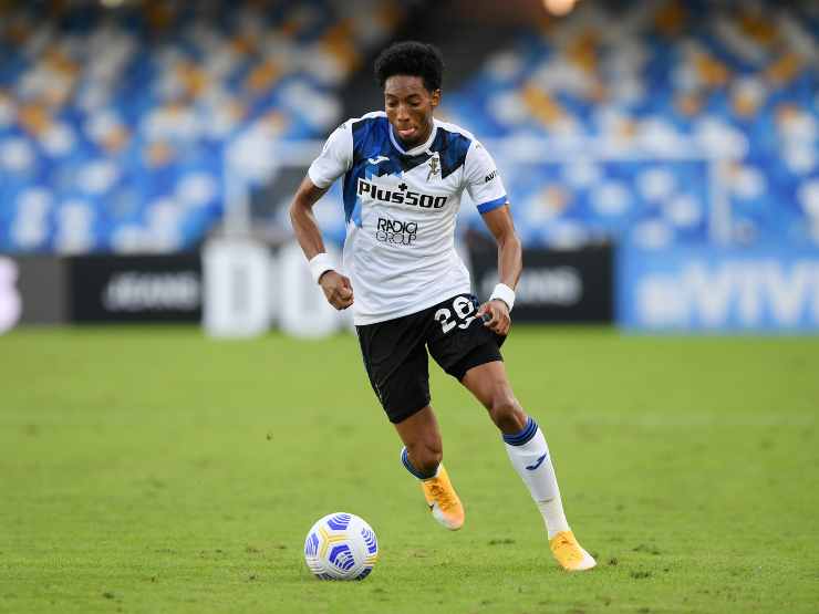 Atalanta, Johan Mojica in campo contro il Napoli, 17 ottobre 2020 (foto di Francesco Pecoraro/Getty Images)