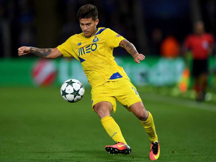 Porto, il trequartista Otavio Monteiro durante la partita di Champions League con il Leicester, 27 settembre 2016 (foto di Shaun Botterill/Getty Images)