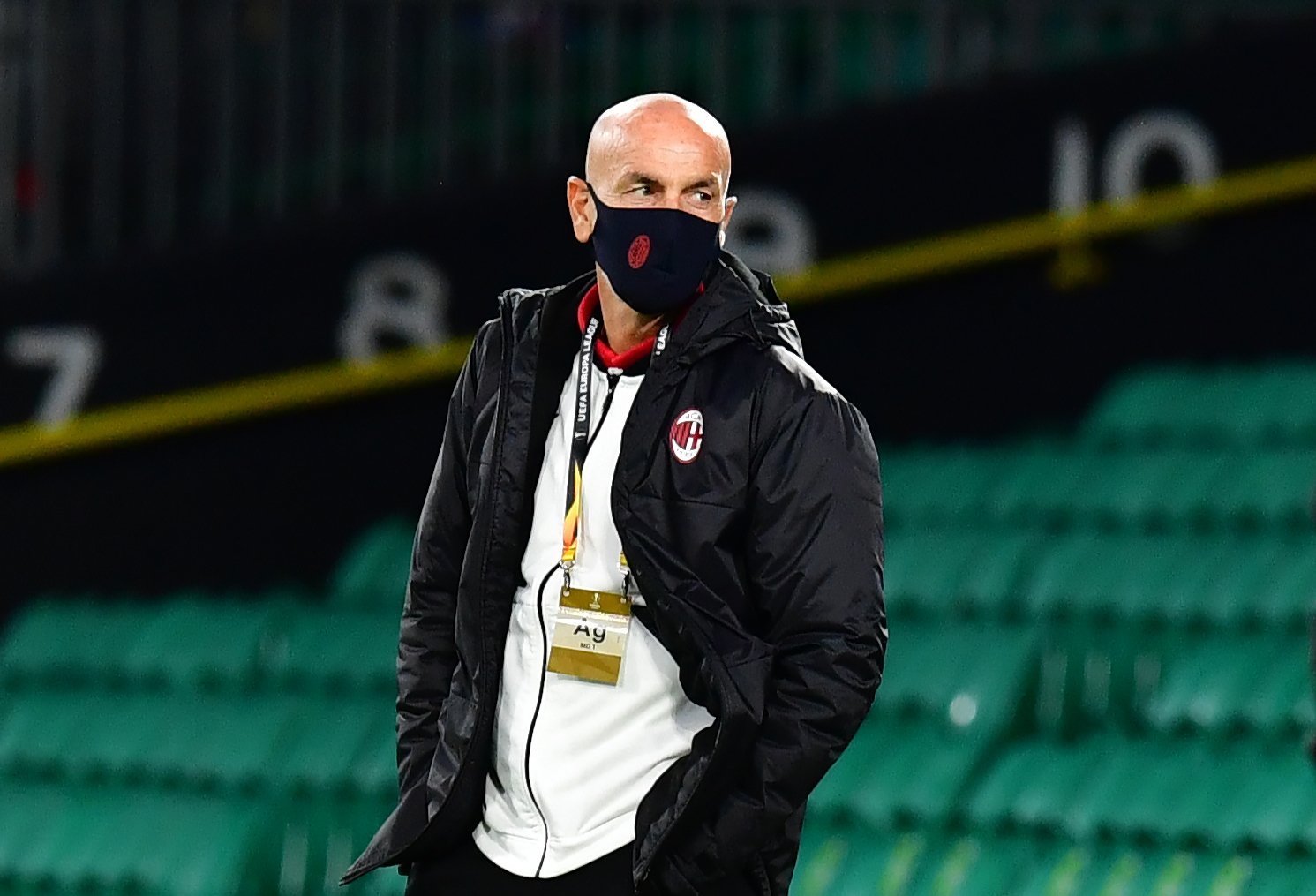 Milan, l'allenatore Stefano Pioli (foto di Mark Runnacles/Getty Images)