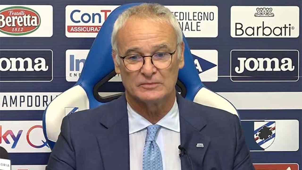 Sampdoria, l'allenatore Claudio Ranieri in conferenza stampa, 11 gennaio 2021