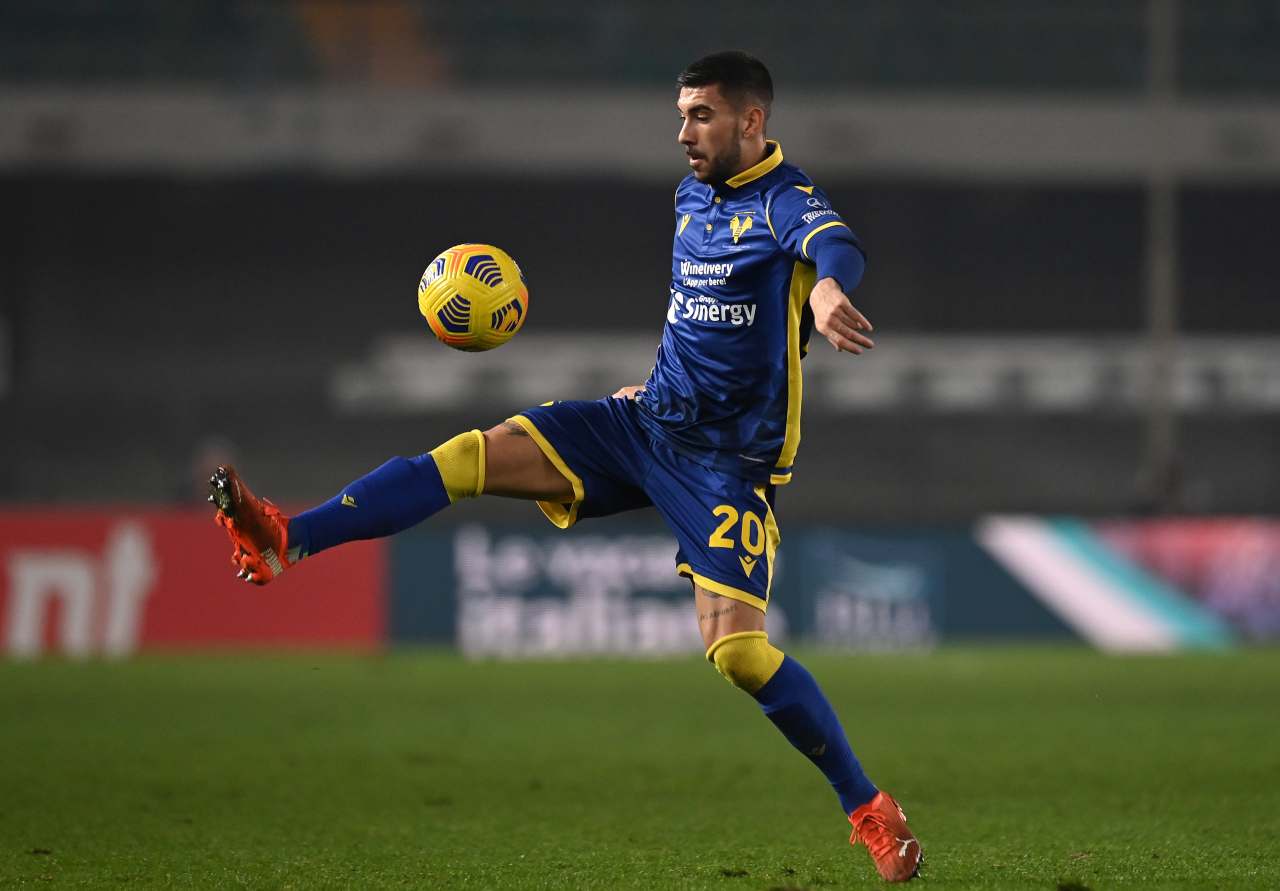 Zaccagni del Verona (Photo by Tullio M. Puglia/Getty Images)