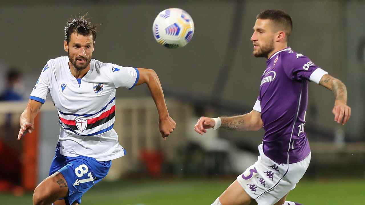 Sampdoria Fiorentina diretta streaming