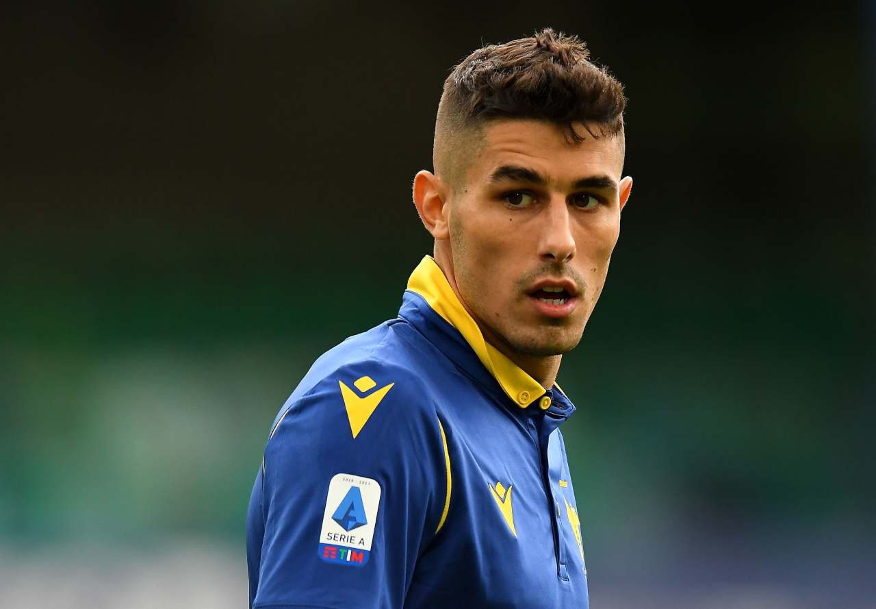 Davide Faraoni, esterno dell'Hellas Verona. Getty Images