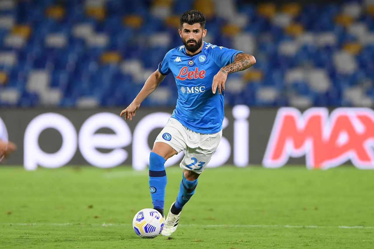 Elseid Hysaj, terzino del Napoli. Getty Images