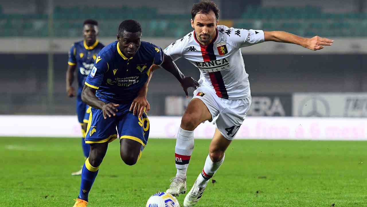 Genoa Verona diretta streaming