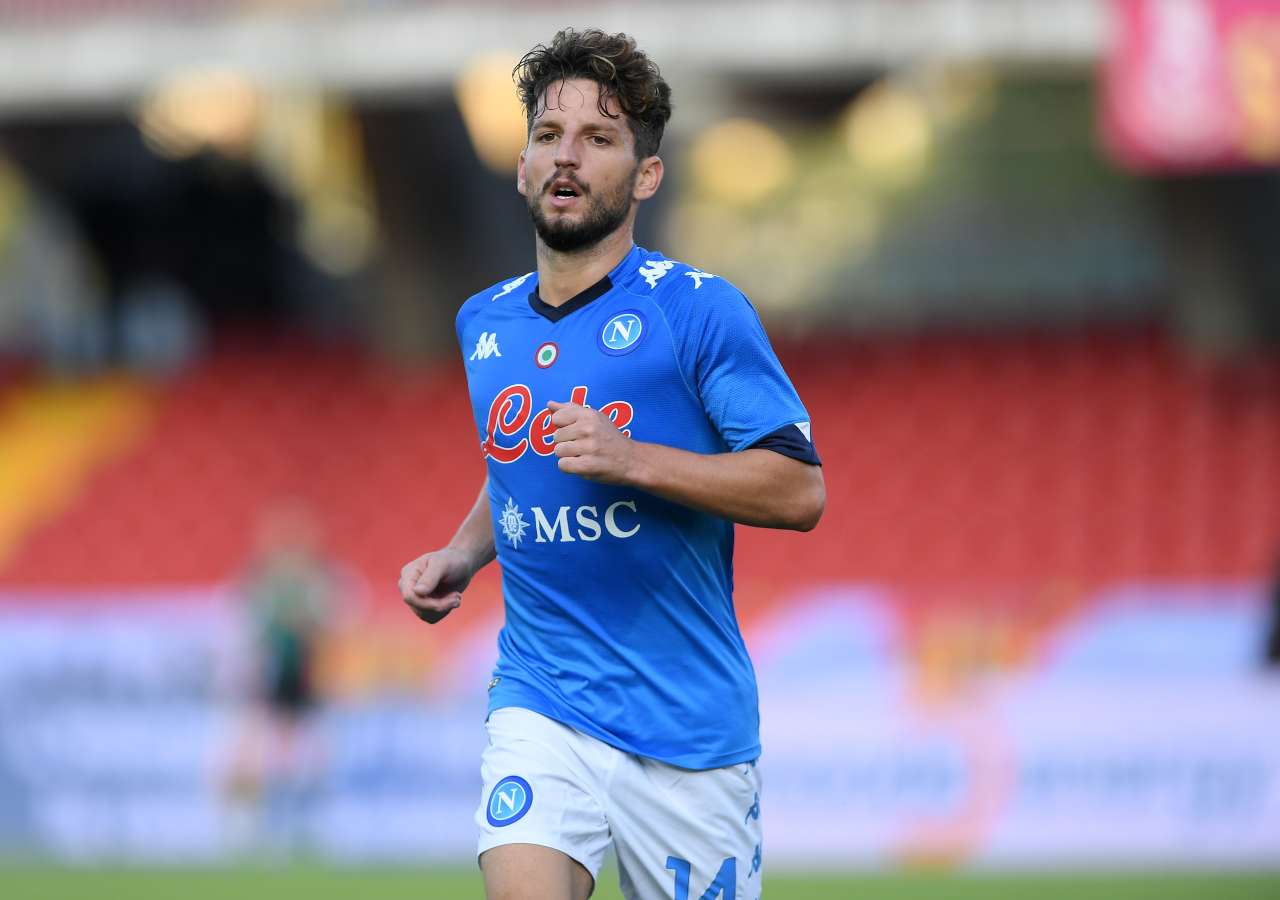 Dries Mertens, attaccante del Napoli. Getty Images