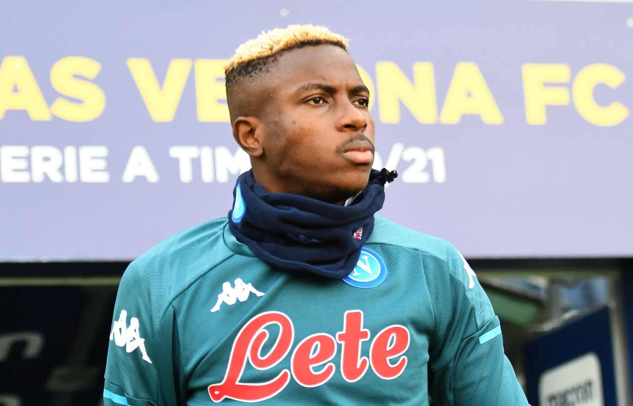 Victor Osimhen, attaccante del Napoli. Getty Images