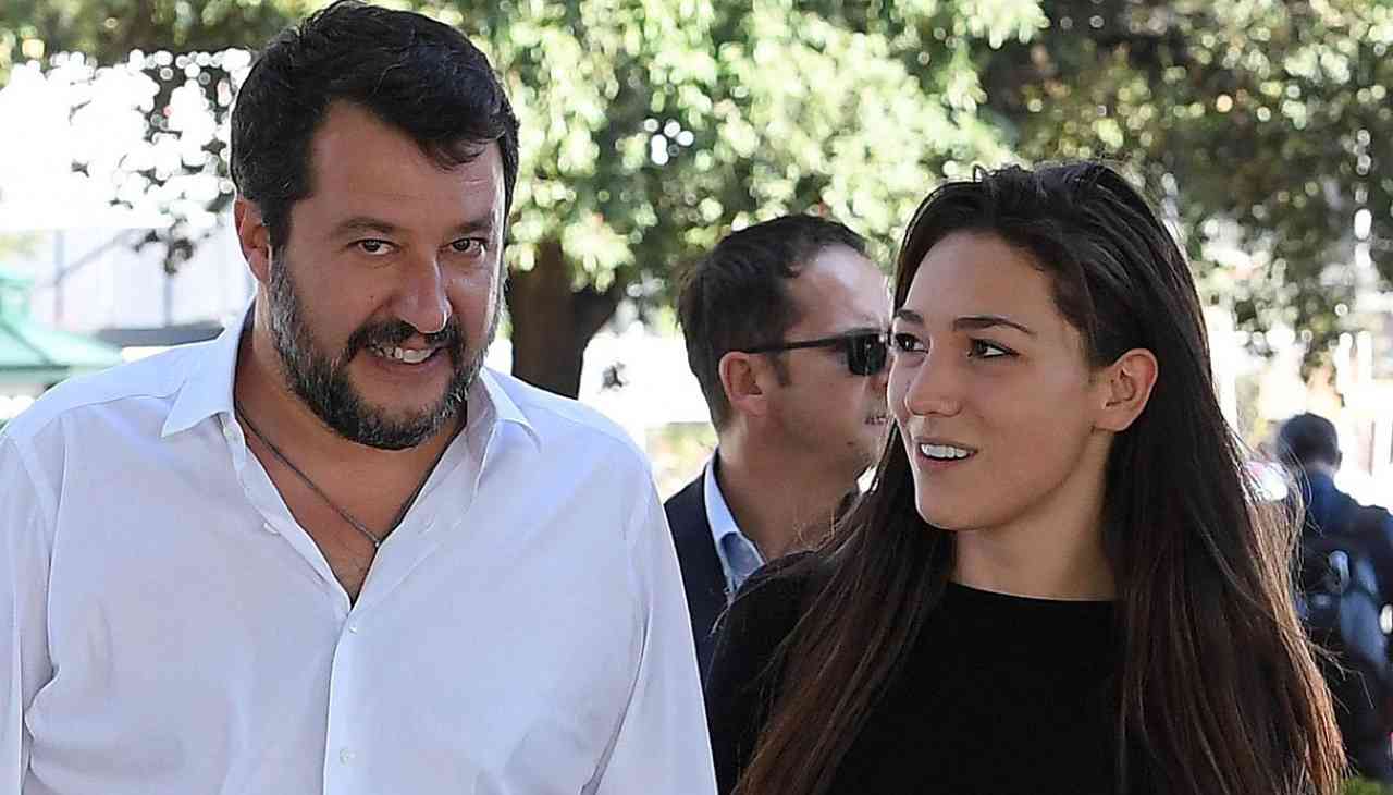 Matteo Salvini e Francesca Verdini - meteoweek