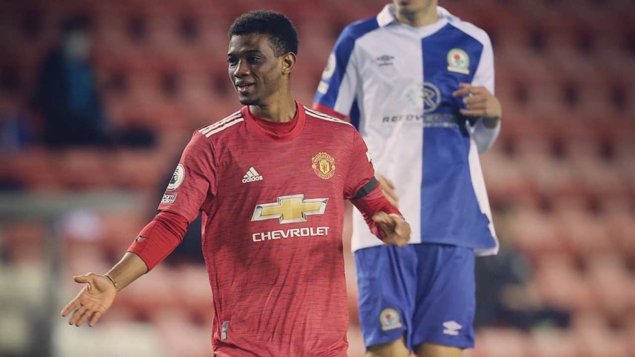 Manchester United, l'attaccante Amad Diallo (foto Instagram @amaddiallo19)