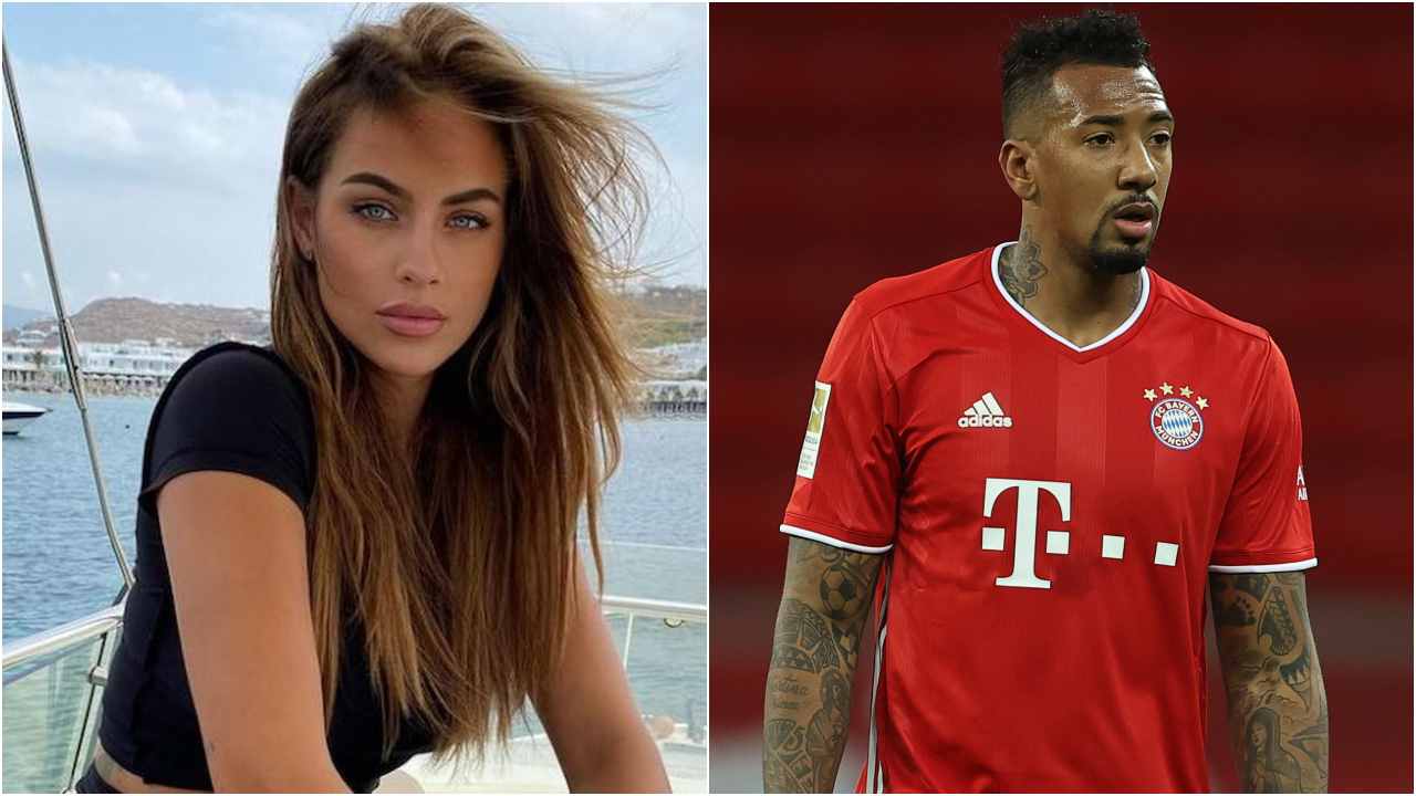 Kasia Lenhardt e Jerome Boateng del Bayern (Photo by Lars Baron/Getty Images)