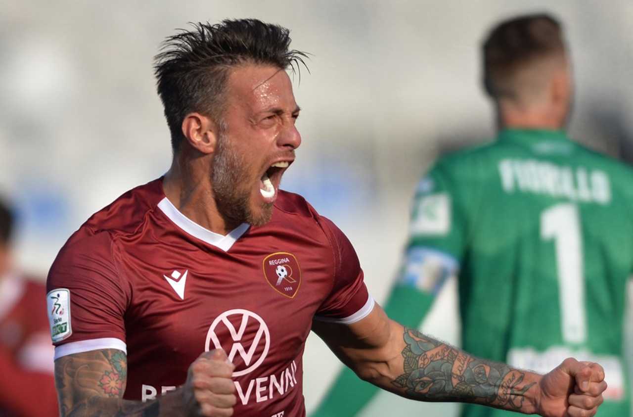 German Denis della Reggina (Lega Serie B Facebook)