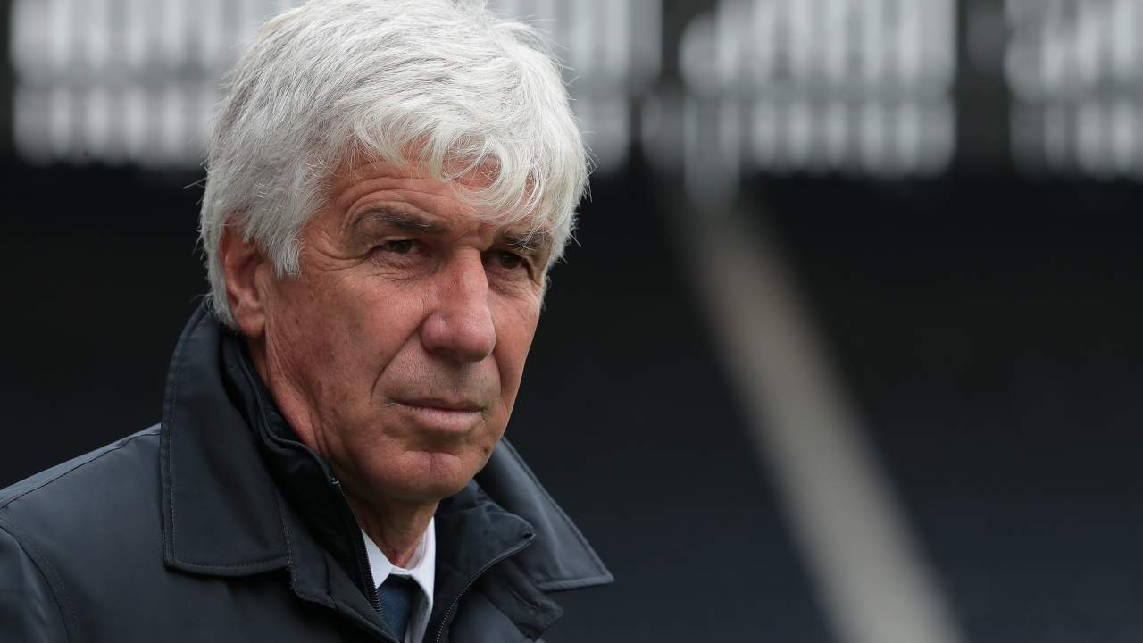 Atalanta, l'allenatore GIan Piero Gasperini a bordocampo durante la partita di Serie A con la Sampdoria, 24 ottobre 2020 (foto di Emilio Andreoli/Getty Images)