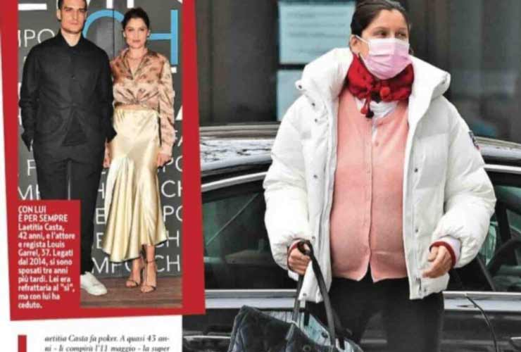 Laetitia Casta incinta
