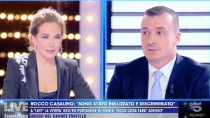 Rocco Casalino e Barbara D'Urso