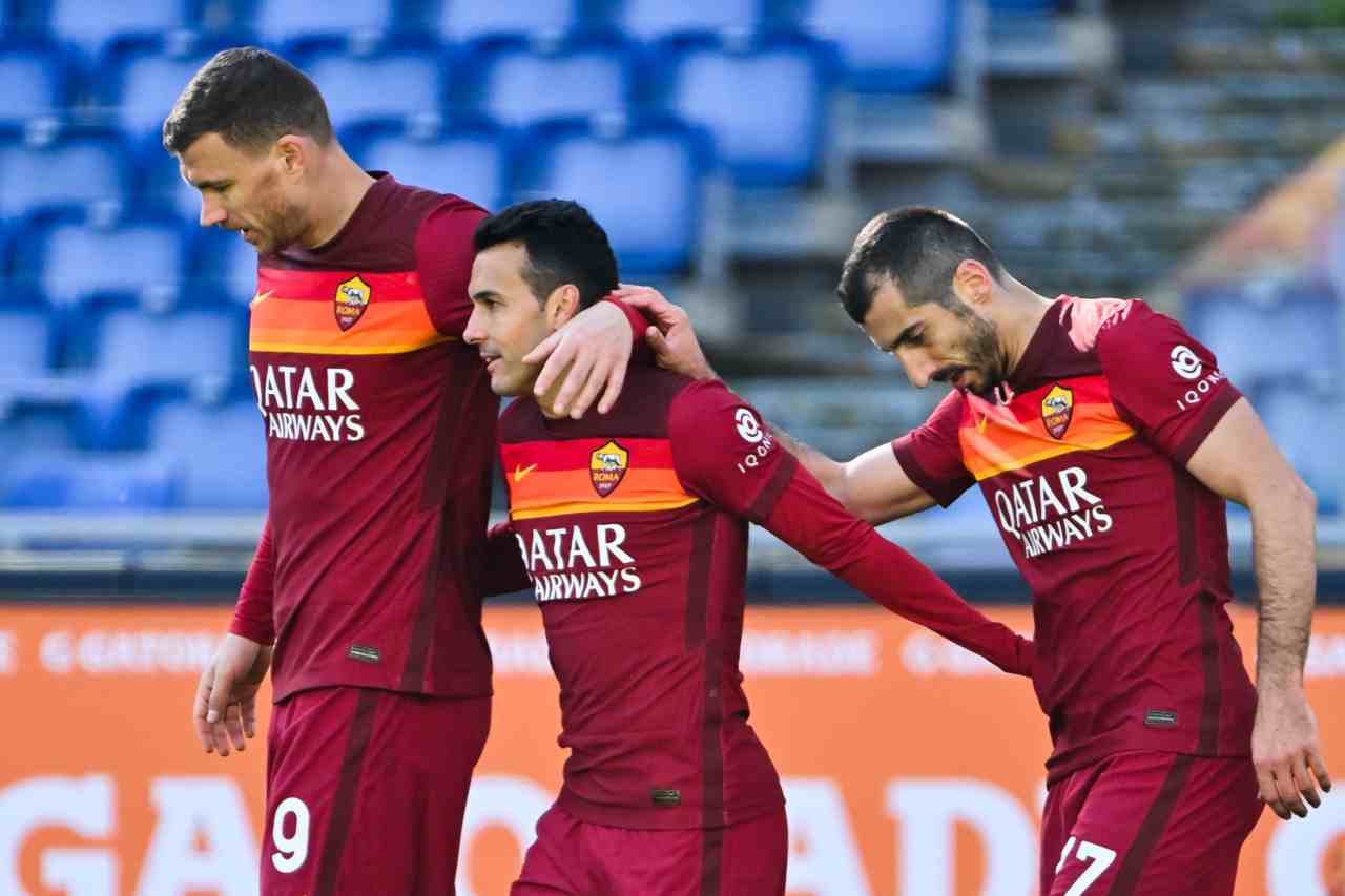 La Roma si allena, domani partenza per Braga