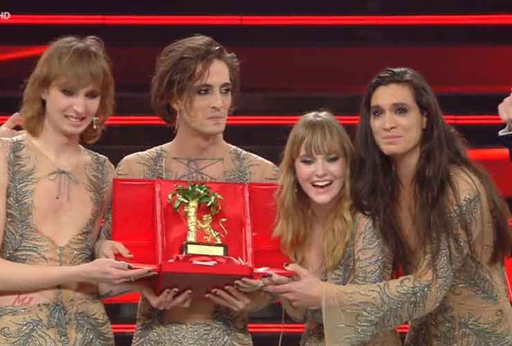 Maneskin Sanremo 2021-