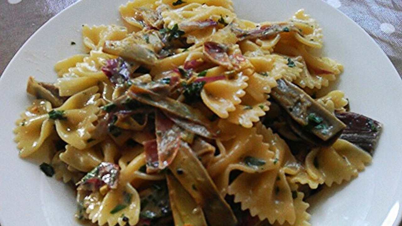 pasta carciofi la ricetta