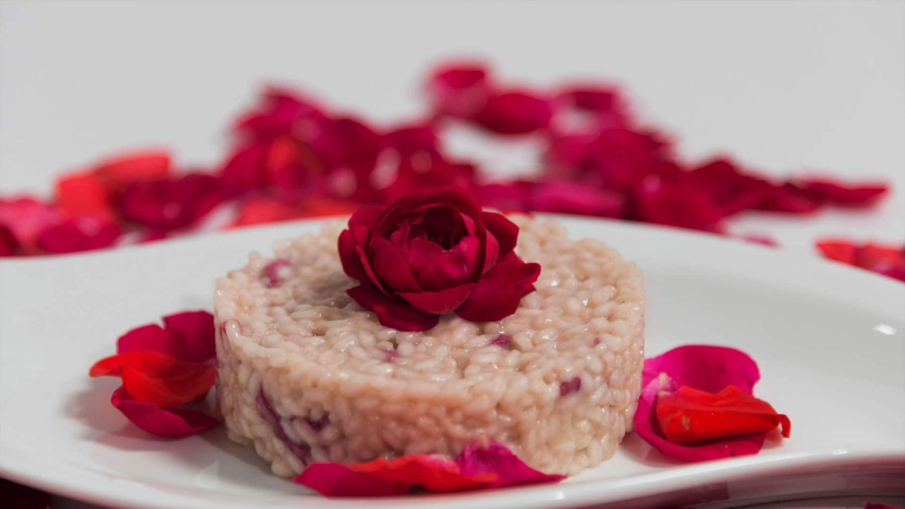 risotto alla rosa la ricetta