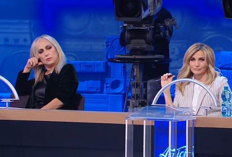 Alessandra Celentano e Lorella Cuccarini ad Amici